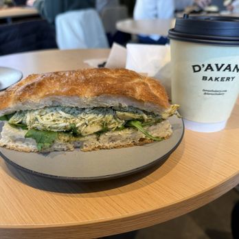 D'avant Bakery - Chicken Pesto Focaccia - Bakeries Near Me - Edgewater, New Jersey