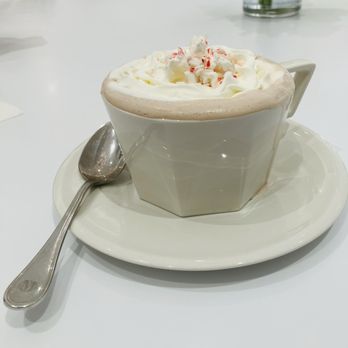 Lady M Cake Boutique - Peppermint hot chocolate - Desserts Near Me - Bellevue, Washington