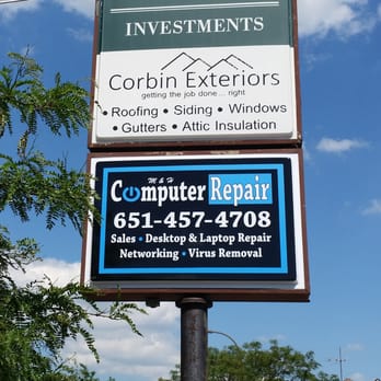 M & H Computer Repair - Sign on the corner of 11th and Southview Blvd. - IT Services & Computer Repair Near Me - South Saint Paul, Minnesota M & H Computer Repair - Sign on the corner of 11th and Southview Blvd. - IT Services & Computer Repair Near Me - South Saint Paul, Minnesota