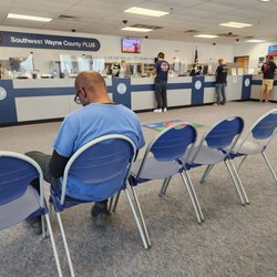 Secretary of State - Not too bad of a wait at 4:43 on a Wednesday. They are open late on Wednesdays.
