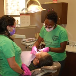 Advanced Dentistry of Collegeville - Dr. Silva working on a patient during our free dental day!