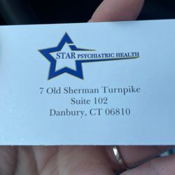 Star Psychiatric Healthcare - A biz card...