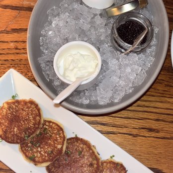 Prohibition - American caviar with Johnny cakes - Cocktail Bars Near Me - Charleston, South Carolina Prohibition - American caviar with Johnny cakes - Cocktail Bars Near Me - Charleston, South Carolina