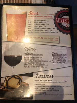 Menu photo 5 Millstone Pizza Company & Brewery Cody, WY Menu photo 5 Millstone Pizza Company & Brewery Cody, WY