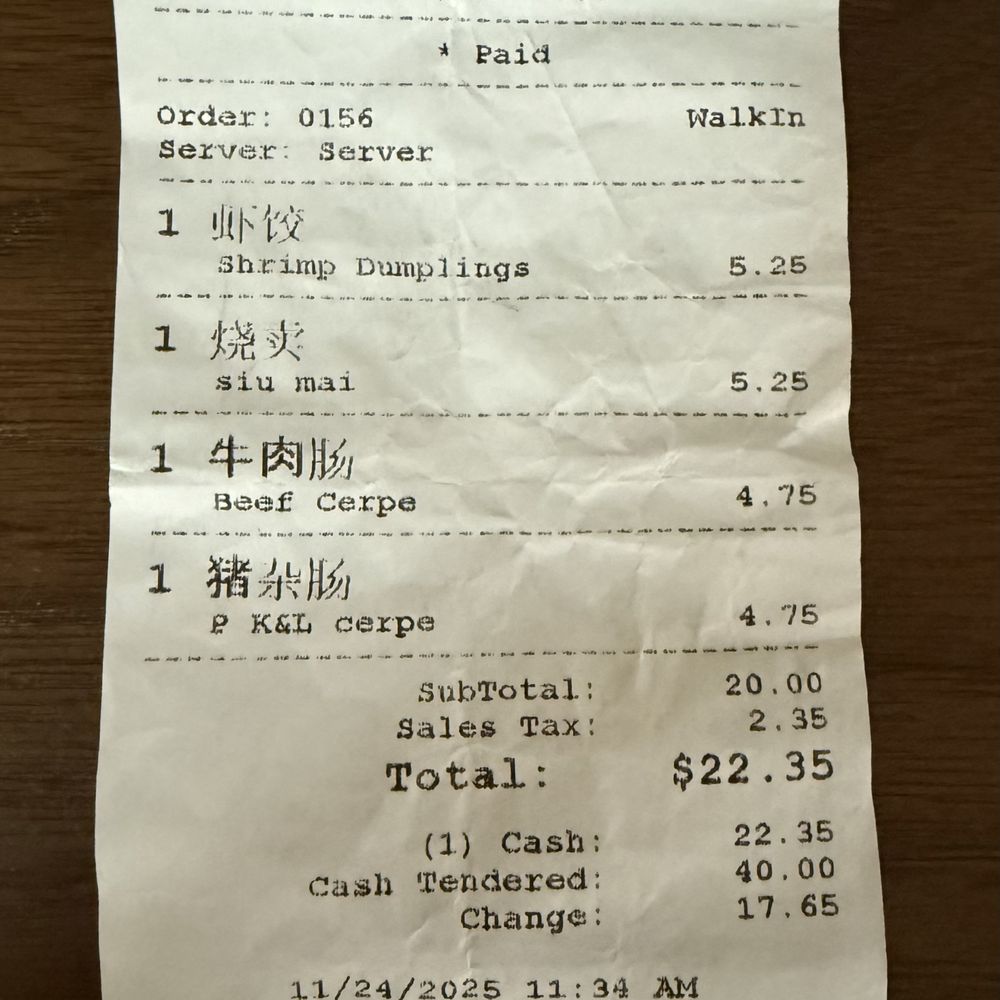 Wing Yip Chop Suey Restaurant - Our carryout dim sum order. - Chinese Near Me - Chicago, Illinois Wing Yip Chop Suey Restaurant - Our carryout dim sum order. - Chinese Near Me - Chicago, Illinois
