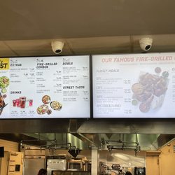 El Pollo Loco - Menu as of July 2022