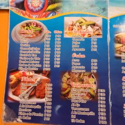 Mariscos Guajardo - Menu as of 9 -10-2021
