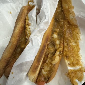 Roake's - Long Coney dog and jalapeño cheese dog - Hot Dogs Near Me - Portland, Oregon