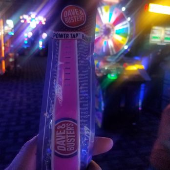Dave & Buster's Thousand Oaks - Bracelet instead of the card, keeps track of your money you paid and tokens accumulated - Arcades Near Me - Thousand Oaks, California Dave & Buster's Thousand Oaks - Bracelet instead of the card, keeps track of your money you paid and tokens accumulated - Arcades Near Me - Thousand Oaks, California