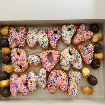 Manna Donuts - a box of donuts with sprinkles - Donuts Near Me - Chino, California