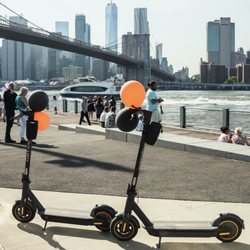 Fancy Apple - Scooter Riding in DUMBO