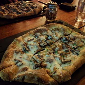 Serious Pie Downtown - Mushroom and truffle cheese pizza - Pizza Near Me - Seattle, Washington