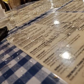 The Auslander - This is the table we moved to because the water from the leaking roof was falling on my food in the first table. - German Near Me - Fredericksburg, Texas The Auslander - This is the table we moved to because the water from the leaking roof was falling on my food in the first table. - German Near Me - Fredericksburg, Texas