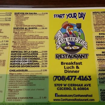 Con Huevos Restaurant - Breakfast & Brunch Near Me - Cicero, Illinois