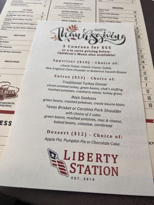 Menu photo 7 Liberty Station Scottsdale, AZ
