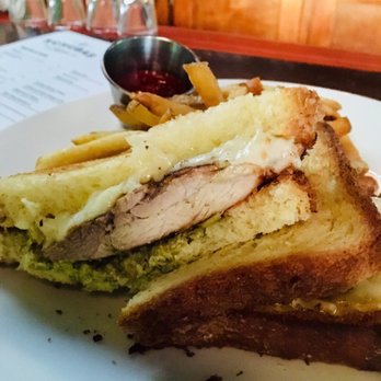 Schubas Tavern - Specialty three 3 Cheese Grilled Cheese and Broccoli with grilled chicken! - Music Venues Near Me - Chicago, Illinois