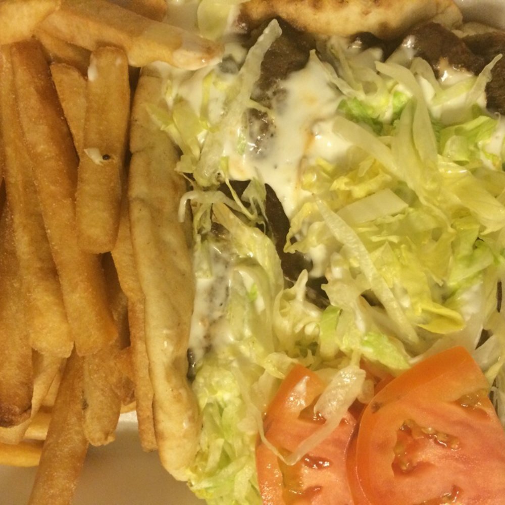 Alitalia Pizzeria - a sandwich and french fries - Pizza Near Me - Bronx, New York