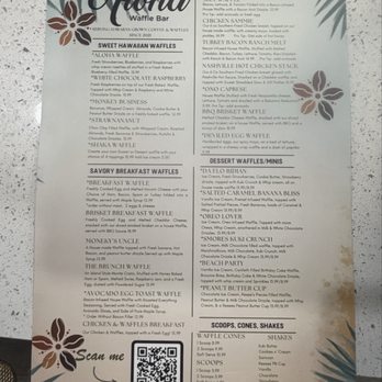Aloha Waffle Bar - Menu - Breakfast & Brunch Near Me - Jacksonville Beach, Florida Aloha Waffle Bar - Menu - Breakfast & Brunch Near Me - Jacksonville Beach, Florida