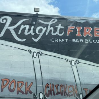 Knight Fire BBQ - Outside of building - Barbeque Near Me - Searcy, Arkansas Knight Fire BBQ - Outside of building - Barbeque Near Me - Searcy, Arkansas