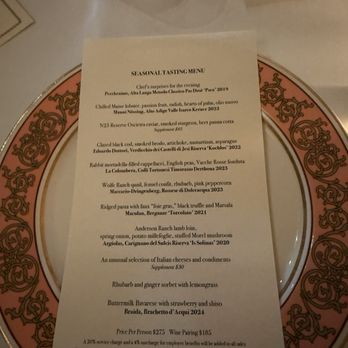 Acquerello - Menu June 2025 - Italian Near Me - San Francisco, California Acquerello - Menu June 2025 - Italian Near Me - San Francisco, California