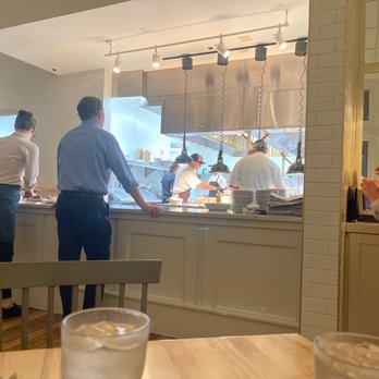 The Royal Tern - Kitchen from the dining area. - Seafood Near Me - Johns Island, South Carolina The Royal Tern - Kitchen from the dining area. - Seafood Near Me - Johns Island, South Carolina