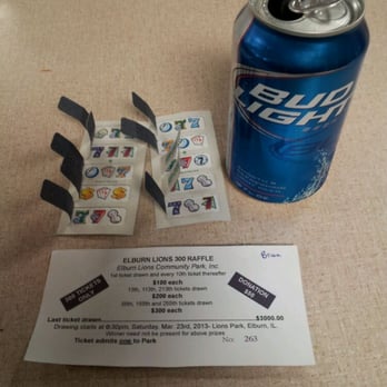 Elburn Lions Club - Pull tabs $1...300 ticket raffle...last ticket wins $3000.00 - Venues & Event Spaces Near Me - Elburn, Illinois Elburn Lions Club - Pull tabs $1...300 ticket raffle...last ticket wins $3000.00 - Venues & Event Spaces Near Me - Elburn, Illinois