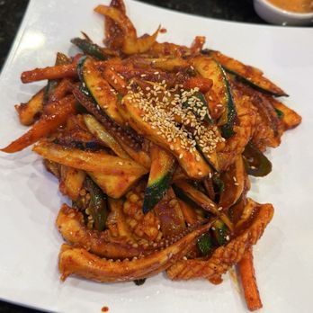 SOYA K-BBQ - spicy stir fried squid - Korean Near Me - Simi Valley, California SOYA K-BBQ - spicy stir fried squid - Korean Near Me - Simi Valley, California