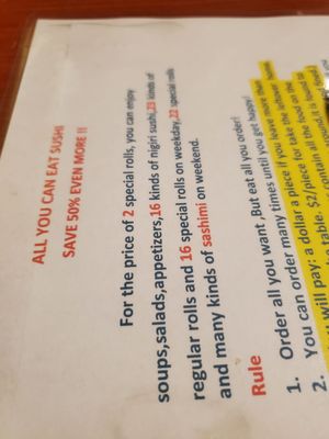 Menu photo 6 Sushi Club Indianapolis, IN Menu photo 6 Sushi Club Indianapolis, IN