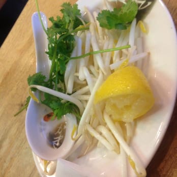 Pho Hoang - Inauthentic garnishes for Vietnamese pho. Where is the BASIL? What is PARSLEY doing here? - Vietnamese Near Me - Flushing, New York Pho Hoang - Inauthentic garnishes for Vietnamese pho. Where is the BASIL? What is PARSLEY doing here? - Vietnamese Near Me - Flushing, New York