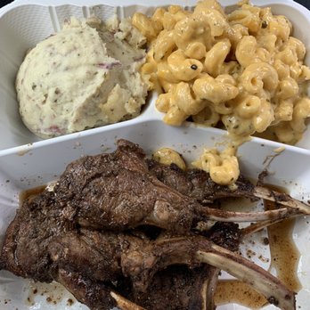 Papi Cuisine - Jerk lamb chops with Mac and mash. - Cocktail Bars Near Me - Baltimore, Maryland Papi Cuisine - Jerk lamb chops with Mac and mash. - Cocktail Bars Near Me - Baltimore, Maryland
