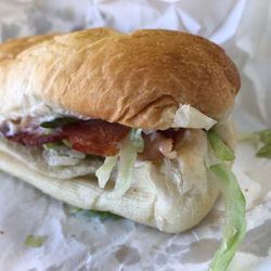Turkey with bacon lettuce cheese and Mayo