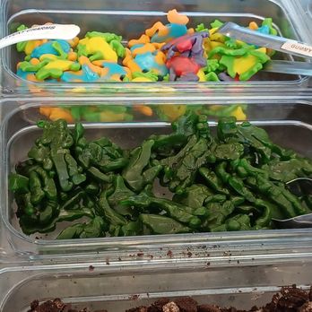 Spoons Frozen Yogurt - Gummy soldiers and frogs - Desserts Near Me - Waynesboro, Virginia Spoons Frozen Yogurt - Gummy soldiers and frogs - Desserts Near Me - Waynesboro, Virginia