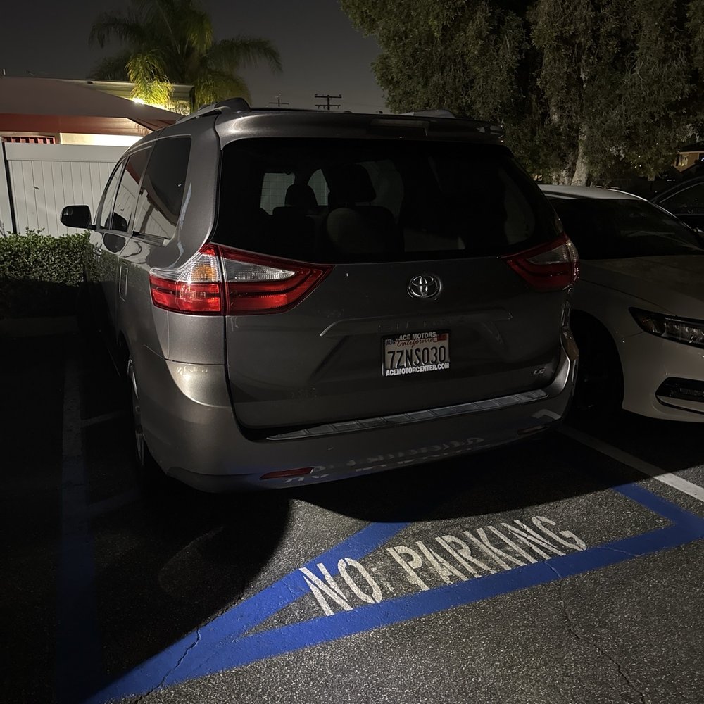 Laundry For Less - The customers have no respect to others and block the handicap spot by parking next to the very narrow parking lot - Laundromat Near Me - Buena Park, California Laundry For Less - The customers have no respect to others and block the handicap spot by parking next to the very narrow parking lot - Laundromat Near Me - Buena Park, California