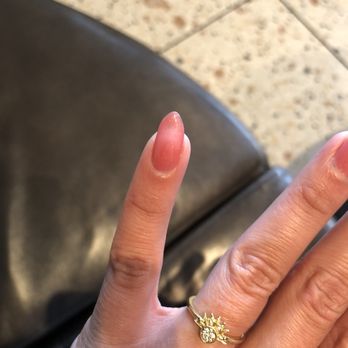 Nirvana - Crooked pinky nail placement. - Nail Salons Near Me - San Diego, California Nirvana - Crooked pinky nail placement. - Nail Salons Near Me - San Diego, California