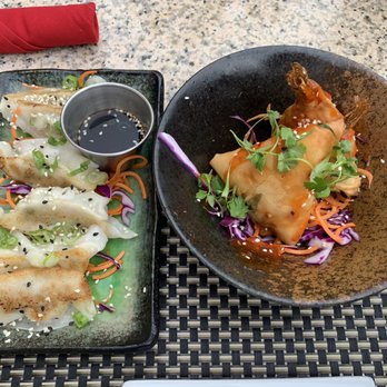 Iza Whiskey & Eats - Gyoza and Firecracker Shrimp - Sushi Bars Near Me - Carrboro, North Carolina