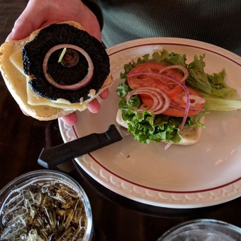 Jeremy's Farm to Table - Portabello mushroom burger - New American Near Me - Chehalis, Washington