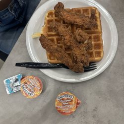 Jackson Street Coffee and Market - Chicken and waffles