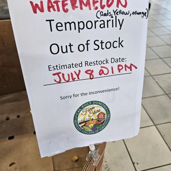 Cal Poly Pomona Farm Store - Temporary OOS. - Fruits & Veggies Near Me - Pomona, California