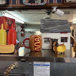 Hot dog display