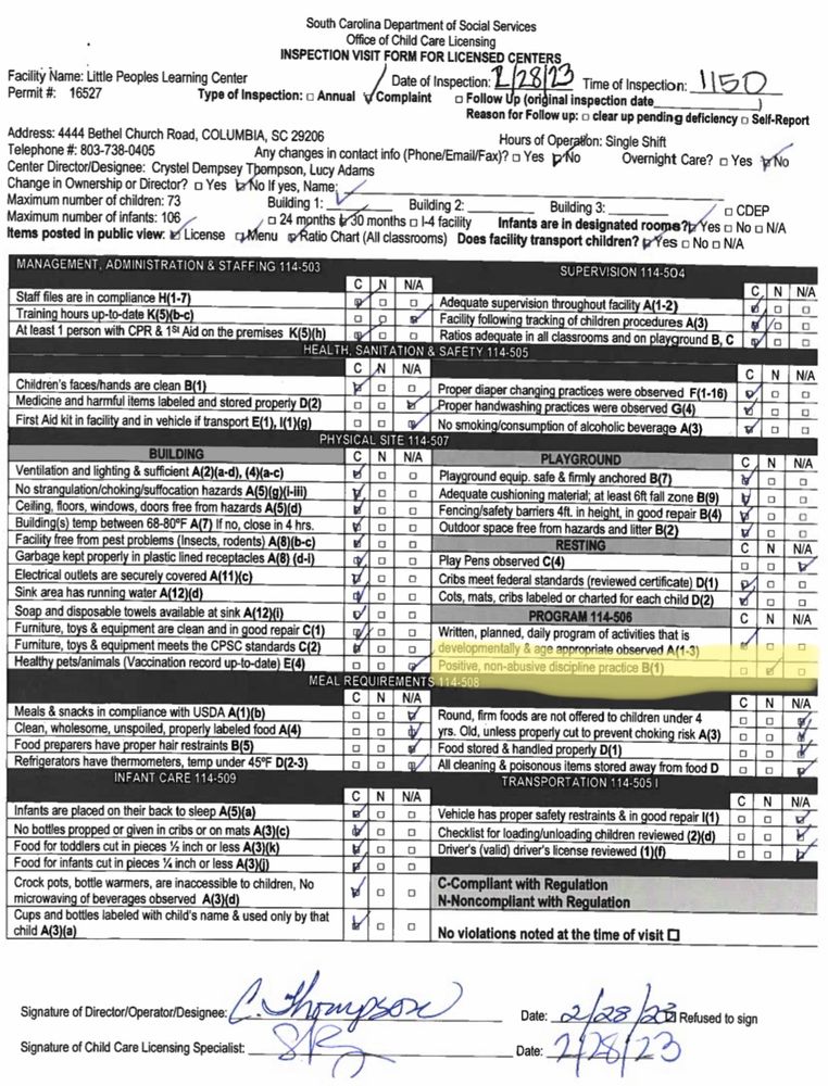 Little People Day Care - childcare center in Columbia, SC