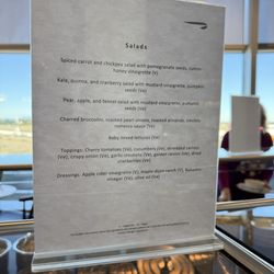 British Airways Terraces Lounge - 10/2025 - cold food