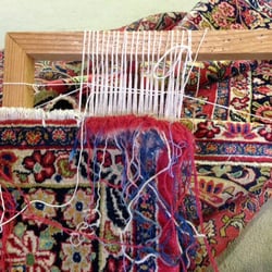 Northside Carpets & Oriental Rugs - Antique Sarouq weaving the corner