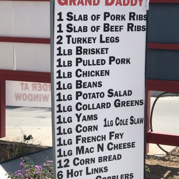 Big Daddy's BBQ - The Grand Daddy meal - Barbeque Near Me - San Jacinto, California