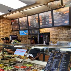 Subway - Lots of great selections.