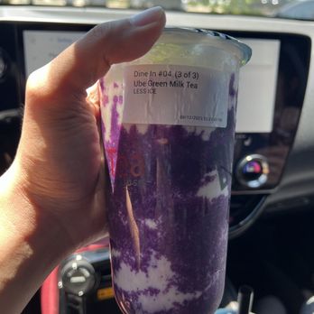 Rapha Tea - Ube Green Milk Tea - Bubble Tea Near Me - Temecula, California