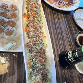 Sapporo - Sunset Roll - Japanese Near Me - The Woodlands, Texas Sapporo - Sunset Roll - Japanese Near Me - The Woodlands, Texas
