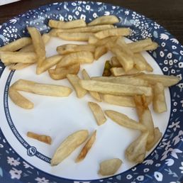 Thick, gross fries. Thick, gross fries.