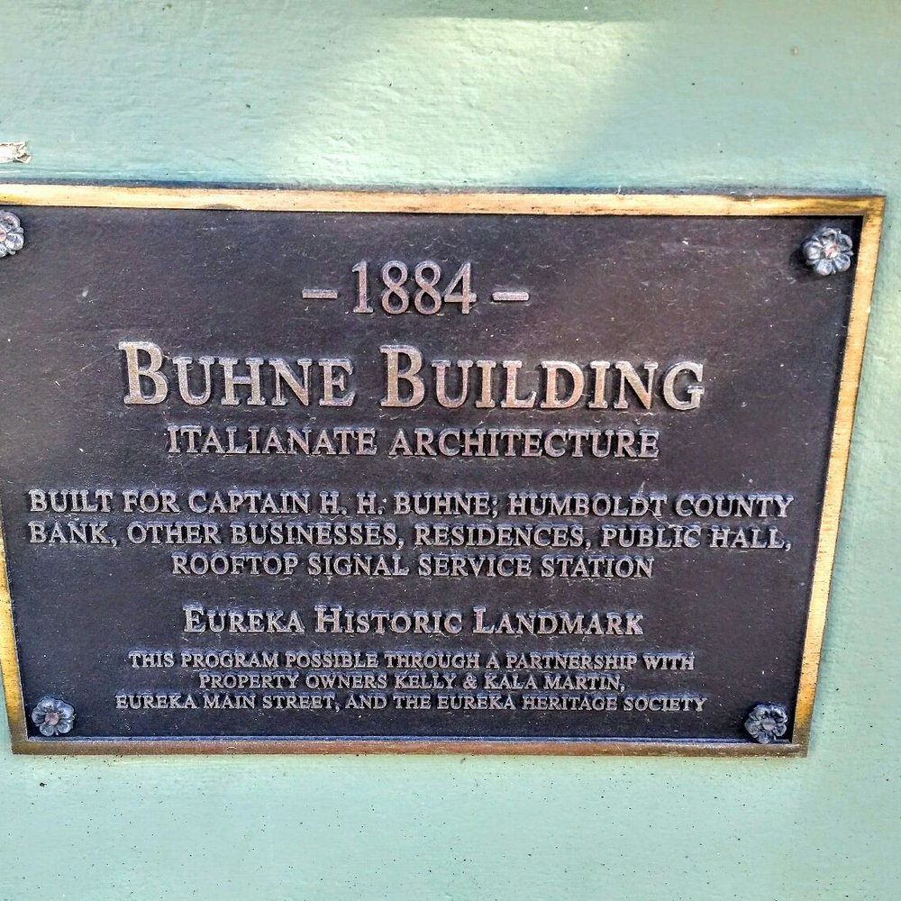 Buhne Building - Buhne Building Marker - Landmarks & Historical Buildings Near Me - Eureka, California Buhne Building - Buhne Building Marker - Landmarks & Historical Buildings Near Me - Eureka, California