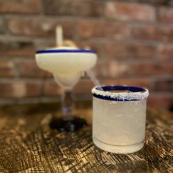 Rancho Tequileria - Happy Hour Margaritas (frozen and on the rocks)