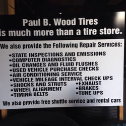 Paul B. Wood Tires - Paul B. Wood is much more than a tire store.